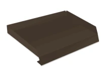Отлив с отгибами Темно-коричневый RR32