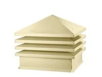 Дымник (колпак на трубу) Хай-Тек скатный RAL 1014