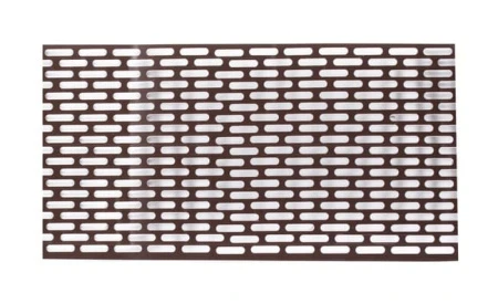 Лента карнизная вентиляционная коричневая RAL 8017