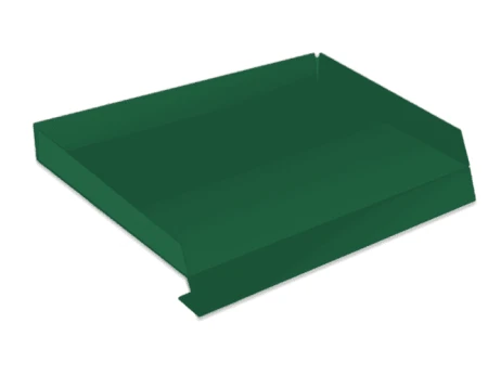 Отлив с отгибами Зеленый RAL 6005