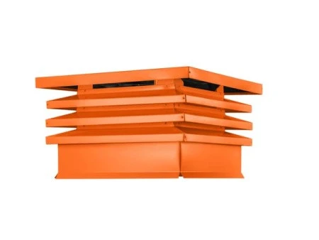 Дымник (колпак на трубу) Хай-Тек плоский RAL 2004