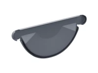 Заглушка торцевая универсальная VEGAStyle 125 мм RAL 7024 (Графитовый серый)