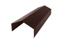 Парапет металлический двускатный RAL 8017