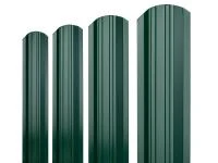 Евроштакетник двухсторонний П-образный 132мм, RAL 6005