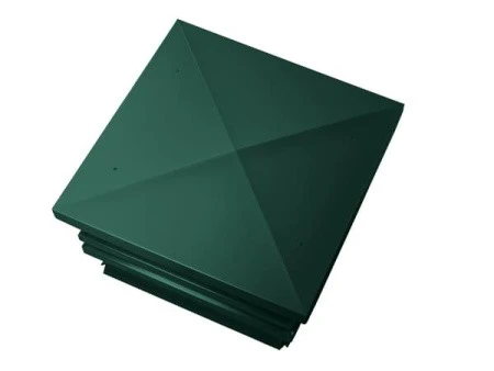 Дымник (колпак на трубу) Хай-Тек плоский RAL 6005