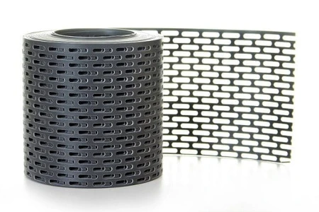 Лента карнизная вентиляционная графитовая RAL 7024