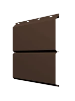 Софит металлический без перфорации 0,45 PE RAL 8017