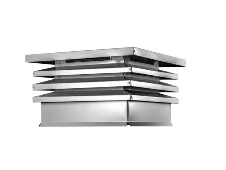 Дымник (колпак на трубу) Хай-Тек плоский RAL 7004