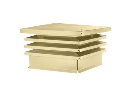 Дымник (колпак на трубу) Хай-Тек плоский RAL 1014