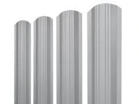 Евроштакетник двухсторонний П-образный 132мм, RAL 7004