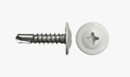 Саморезы с буром 4,2х19 мм RAL 9003