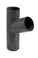 Тройник трубы VEGAStyle 90 мм RAL 7024 (Графитовый серый)