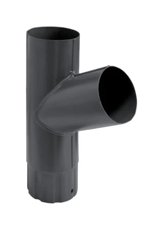 Тройник трубы VEGAStyle 90 мм RAL 7024 (Графитовый серый)