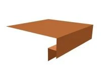 Околооконная планка металлическая RAL 8004