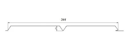 Металлический сайдинг ЭкоБрус 0,45 Matt RAL 9005