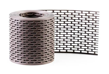 Лента карнизная вентиляционная коричневая RAL 8017